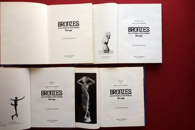 Bronzes Sculptors & Founders 1800-1930 Harold Berman ABAGE 1974-80 4 …