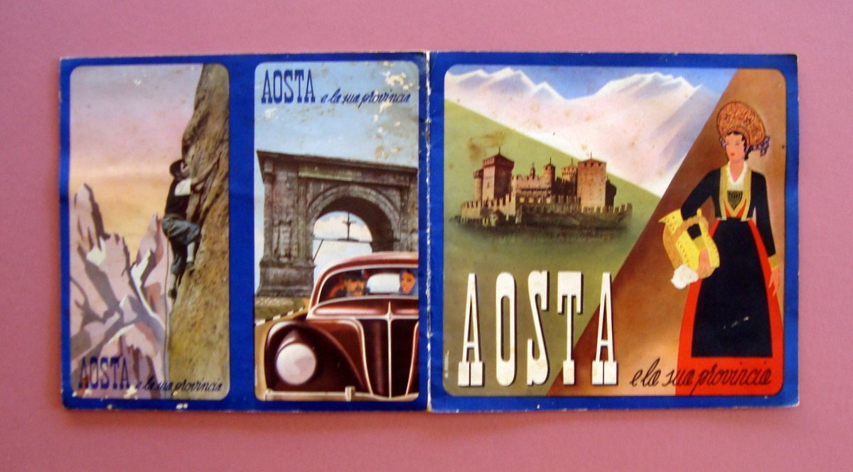 Brossura Aosta e la sua Provincia Enit 1938 | Immagine principale