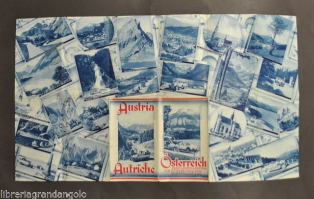 Brossura Austria Osterreich Viaggi Auto Montagna Salzburg Innsbruck Tirolo 1940
