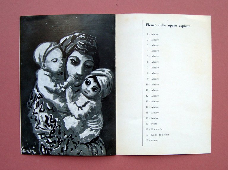 Brossura Mostra Carlo Levi testo Italo Calvino Galleria Mutina 1962 | Immagine Gallery 3