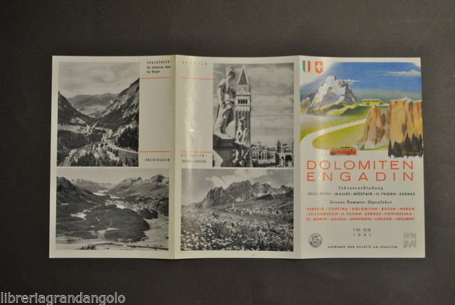 Brossura Tirolo Dolomiti Engadina Engadin Cortina Bolzano St. Moritz Lugano …