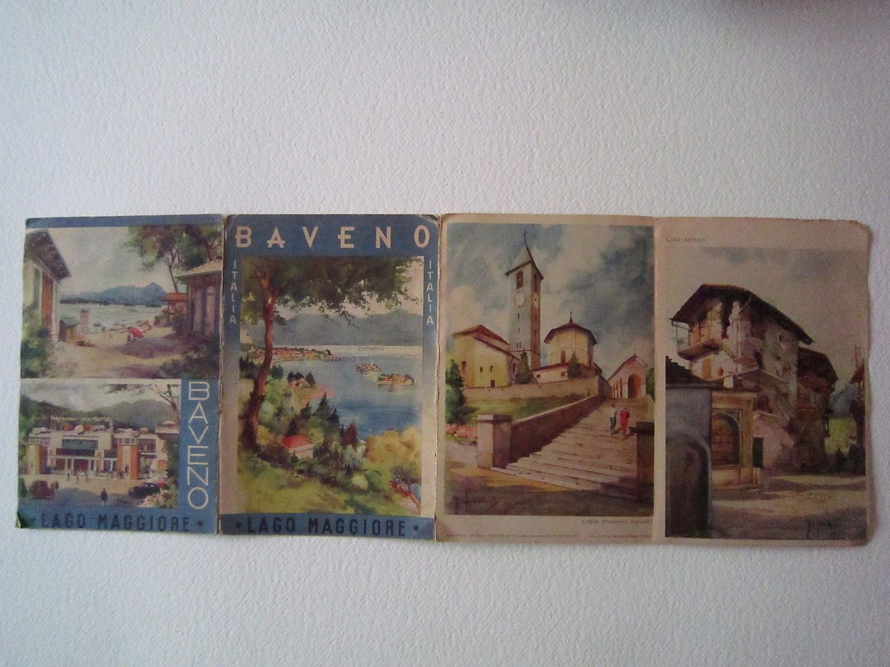 Brossura Turistica Baveno Lago Maggiore Frattini Piemonte 1939 Saiga