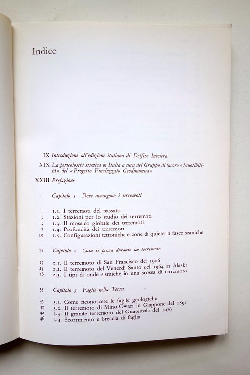 Bruce A. Bolt I Terremoti Zanichelli Bologna 1982 Ottimo