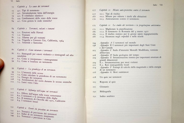 Bruce A. Bolt I Terremoti Zanichelli Bologna 1982 Ottimo