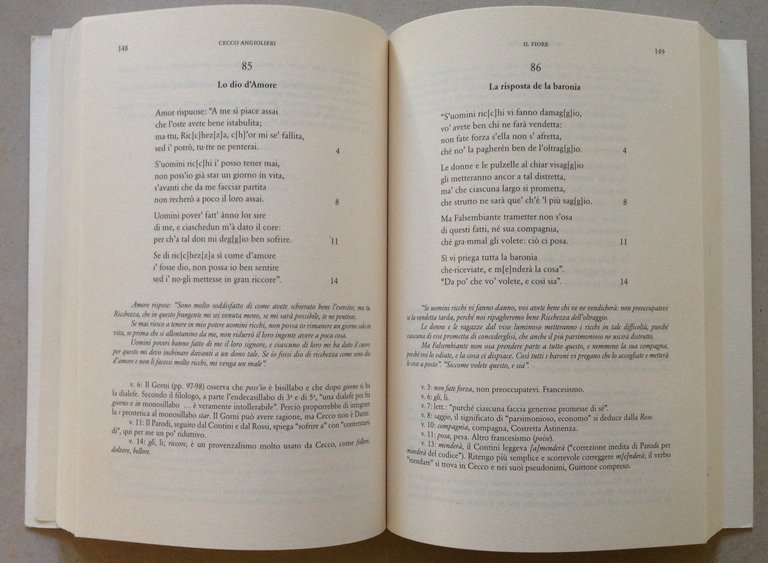 C. Angiolieri Il Fiore Nuove Congetture Testuali e Interpretazioni Stanghellini