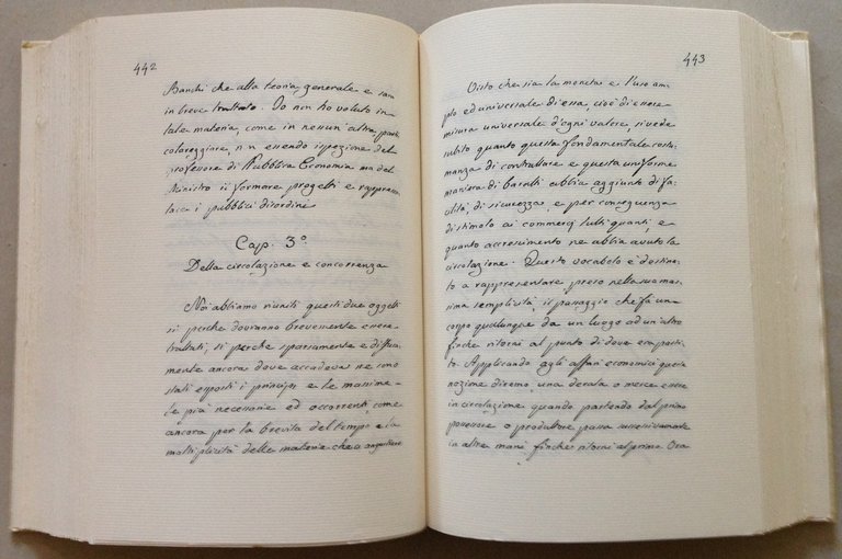 C. Beccaria Bonesana Elementi di Economia Pubblica Anastatica Varese 1978