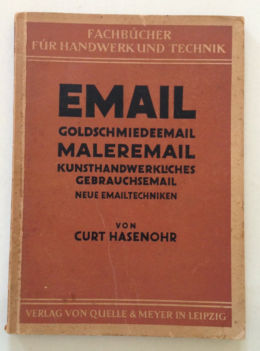 C Hasenohr Email Goldschmiedeemail Maleremail Kunsthandwerkliches Gebrauchsemail
