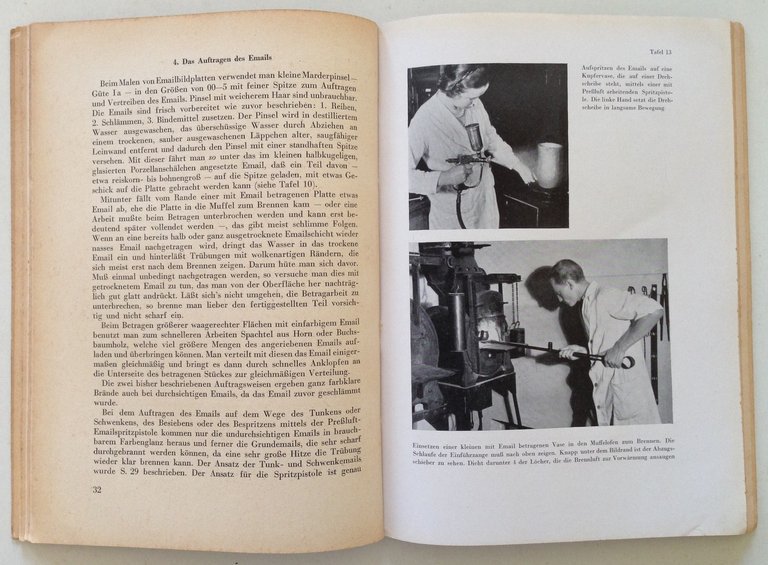 C Hasenohr Email Goldschmiedeemail Maleremail Kunsthandwerkliches Gebrauchsemail