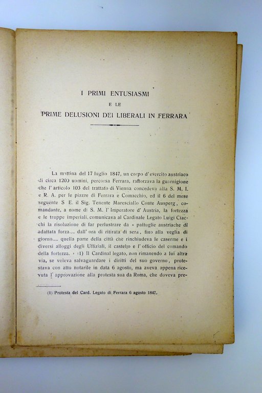 C. Panigada Ferrara dopo il 1849 e i Martiri del …