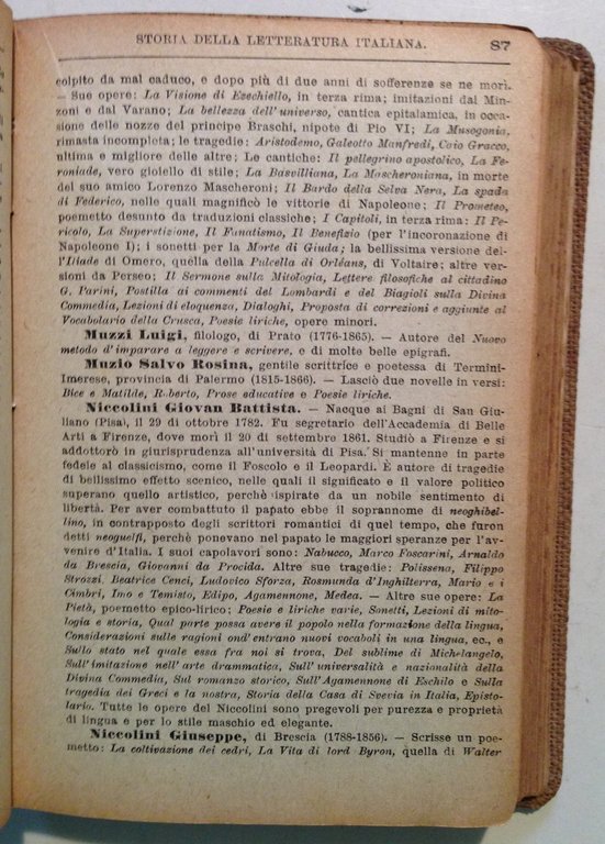 C. Perricone Siracusa Enciclopedia Letteraria Tascabile Bemporad Editori 1918