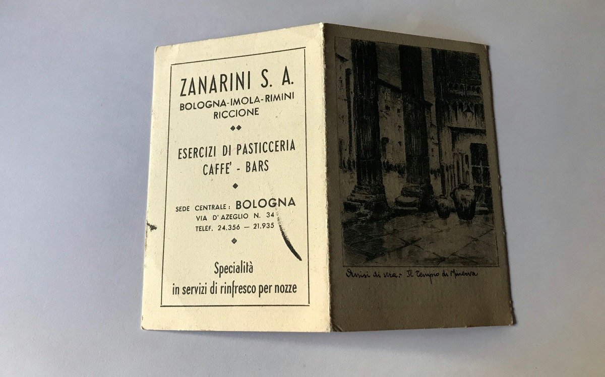 Calendarietto Barbiere Assisi di sera: Il tempio di Minerva Zanarini …