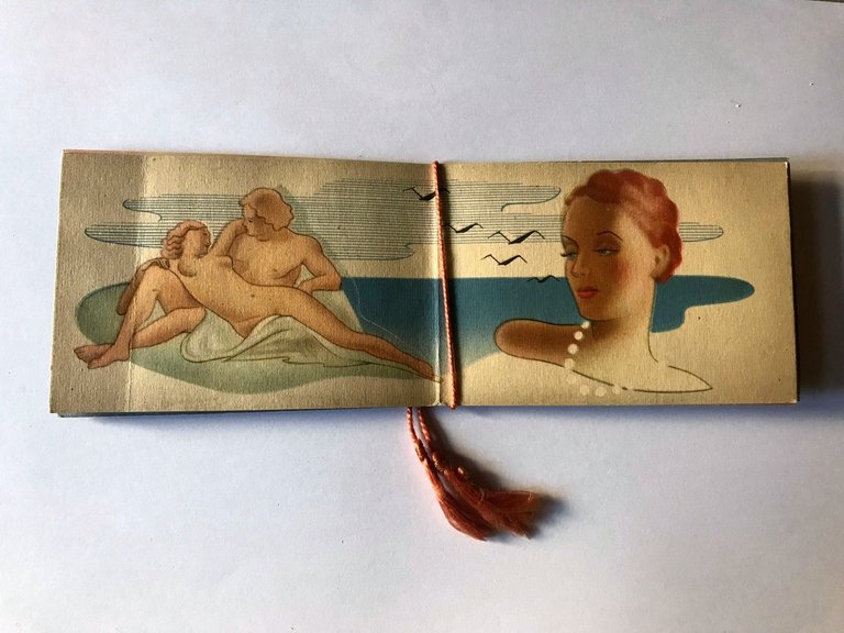 Calendarietto Barbiere Leggiadria Profumeria Lanza 1938