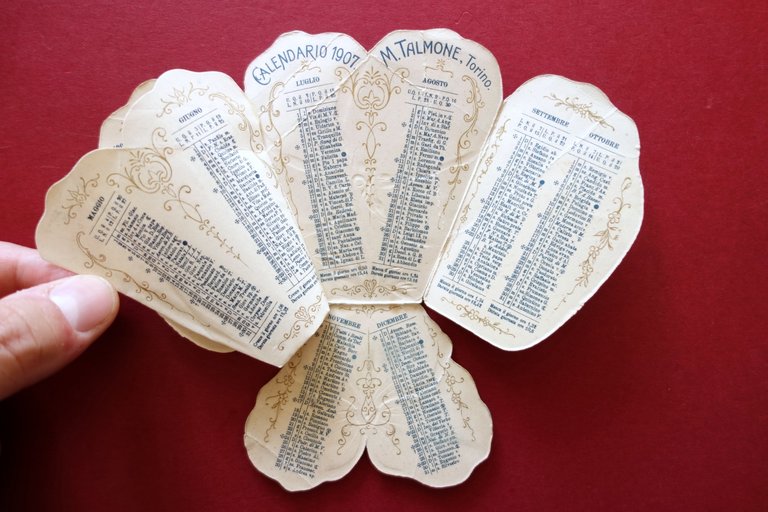 Calendarietto Talmone Torino 1907 Gianduia Cacao Cioccolato Pubblicit‡ | Immagine Gallery 4