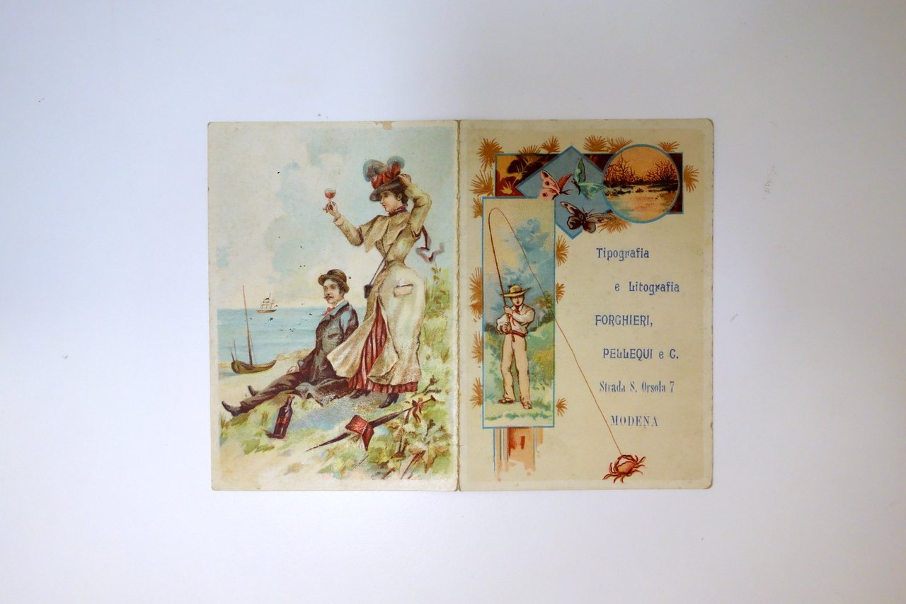 Calendarietto Tipografia e Litografia Forghieri Pellequi Modena 1902 Grafica | Immagine principale