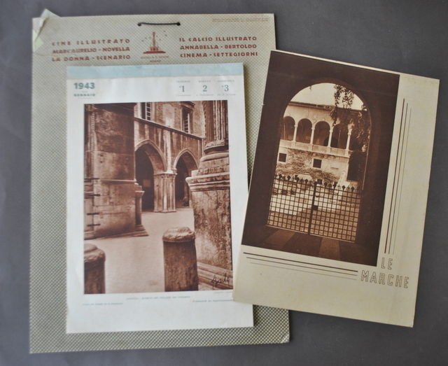 Calendario Rizzoli Marche Ancona Fermo Senigallia Ascoli Macerata Matelica 1943