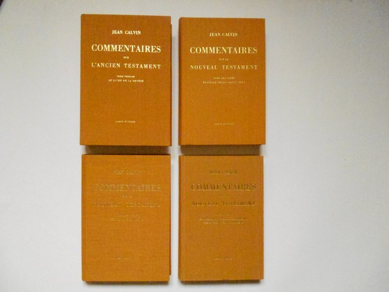 Calvin Jean Commentaires sur L'Ancien Testament Labor Et Fides 1961 …