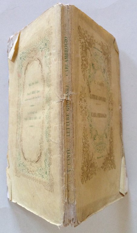 Cant˘ Letture Giovanili Carlambrogio da Montevecchia Perelli Editore Milano 1846