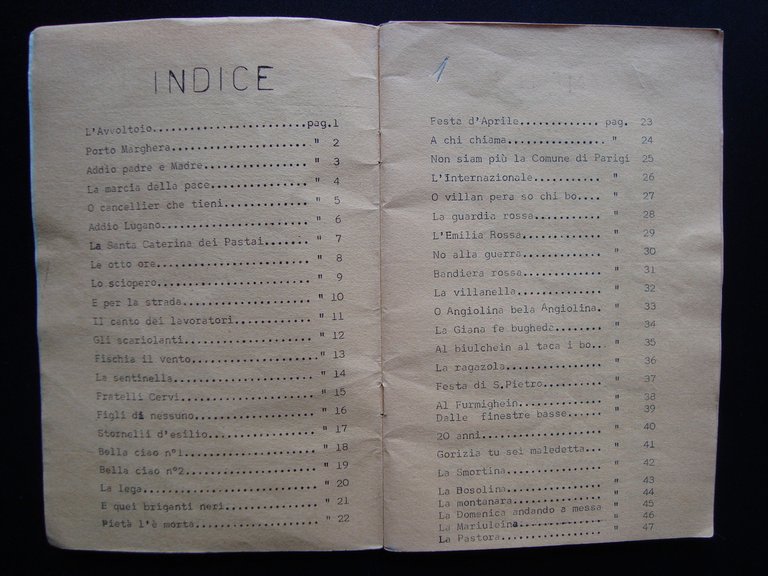 Canti Popolari Gruppo ARCI 9 gennaio 1950 Modena | Immagine Gallery 3