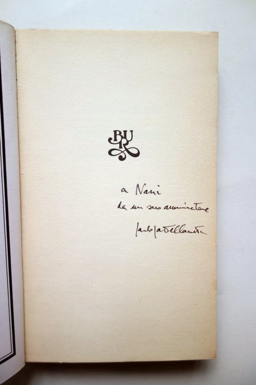 Carlo Castellaneta Notti e Nebbie Rizzoli Milano 1977 Autografo