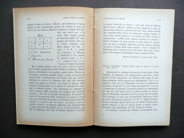 Carlo Emilio Gadda Giornale di Guerra e di Prigionia Sansoni …