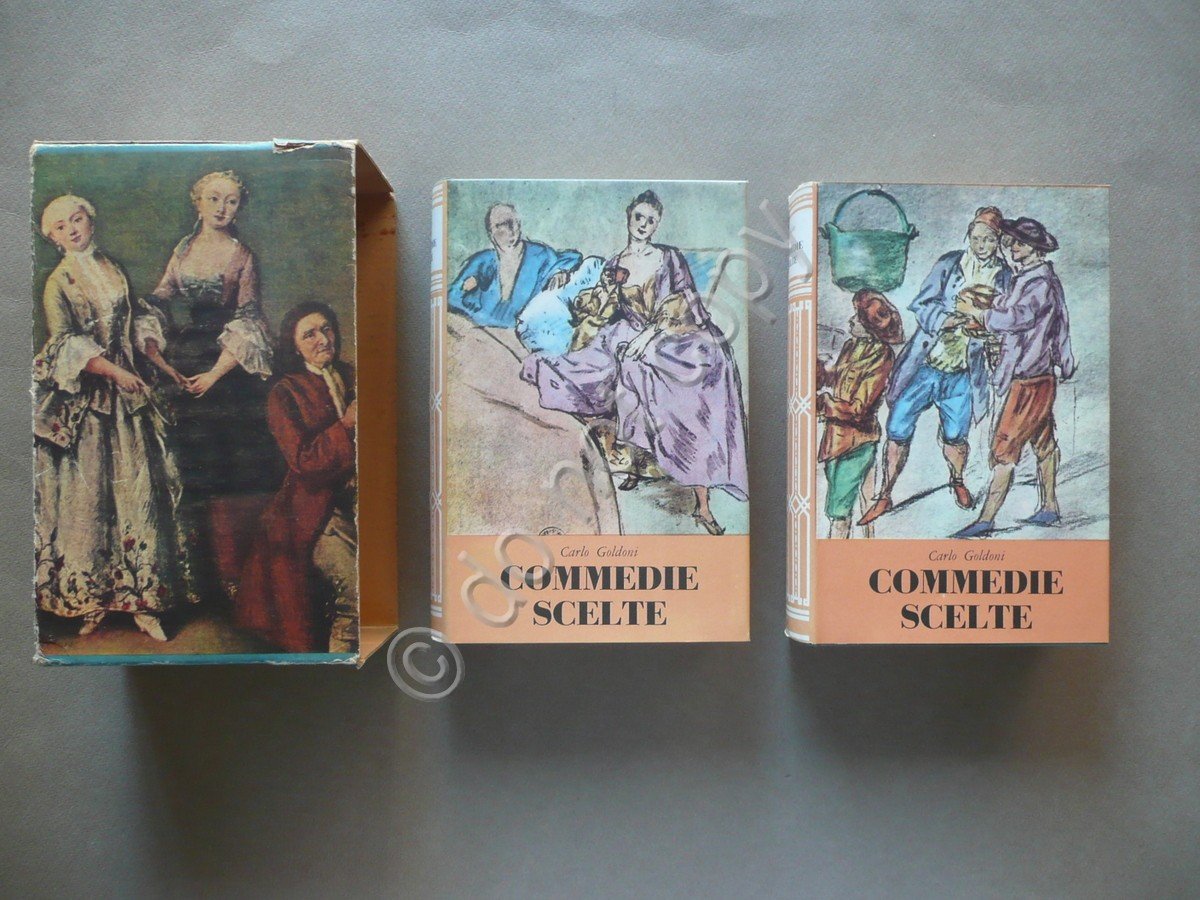 Carlo Goldoni Commedie Scelte Allodoli Longhi Roma 1957 Teatro 2 …