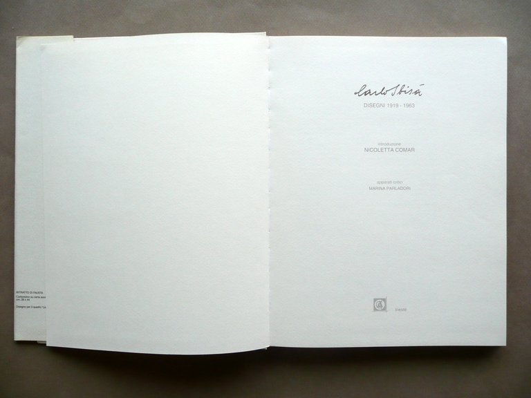 Carlo Sbis‡ Disegni 1919 1963 Comar Parladori Cartesius Trieste 1995 …