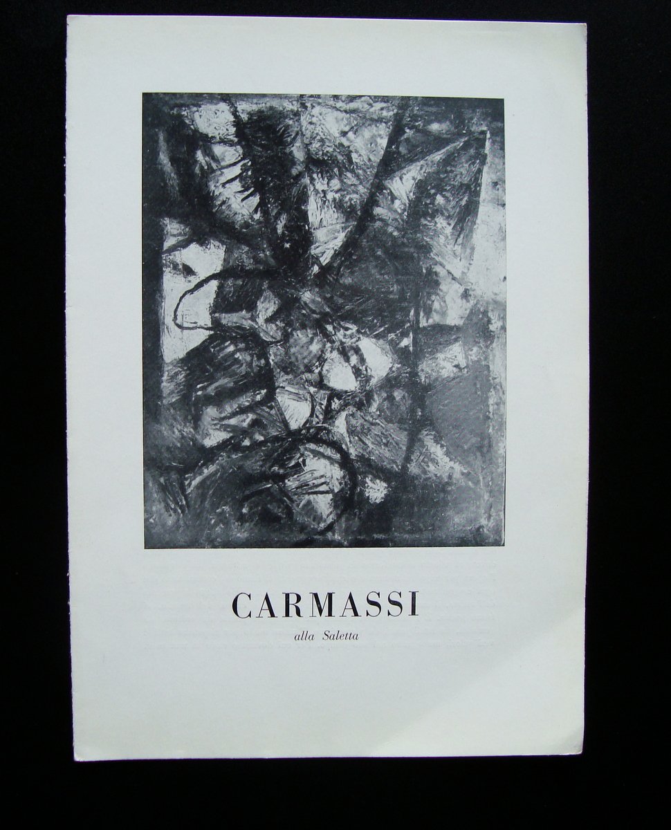 Carmassi Arturo Alla Saletta Franco Russoli 1955 Modena Ed Bassi …