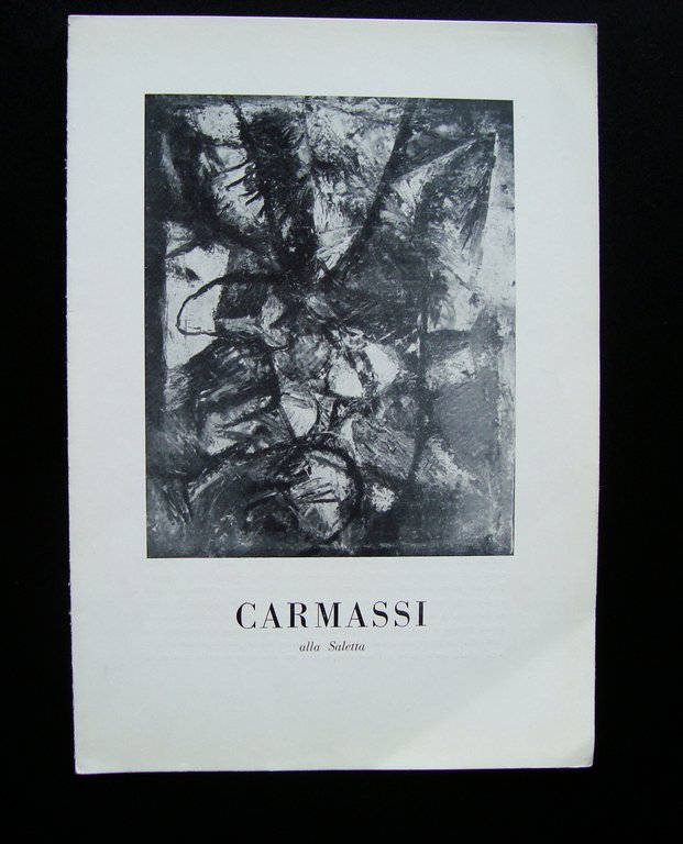 Carmassi Arturo Alla Saletta Franco Russoli 1955 Modena Ed Bassi e Nipoti