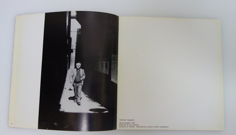 CARMELO CAPPELLO APRILE-MAGGIO 1973 ROTONDA DI VIA BESANA MILANO SCULTURA