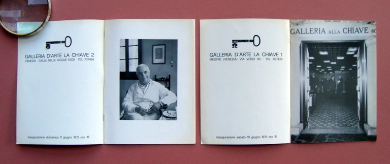 Carra Casorati 2 fascicoli Mostre La Chiave Venezia 1972
