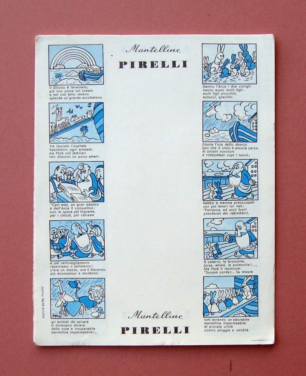 Carta Assorbente Mantelline Pirelli Grafiche Alma Milano | Immagine principale