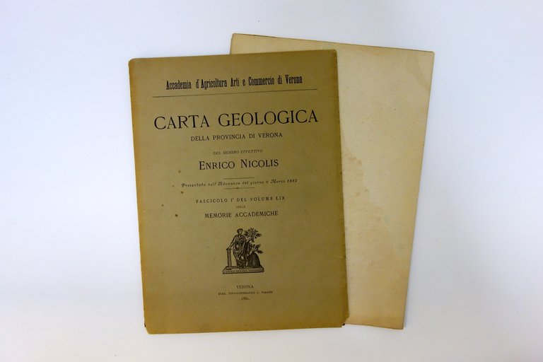 Carta Geologica della Provincia di Verona Enrico Nicolis Vianini 1882 … | Immagine Gallery 2