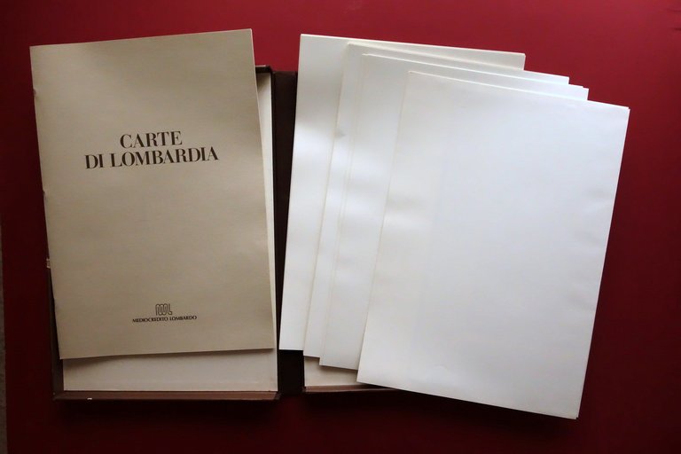 Carte di Lombardia G. Liva M. Signori Mediocredito Lombardo 1985 …