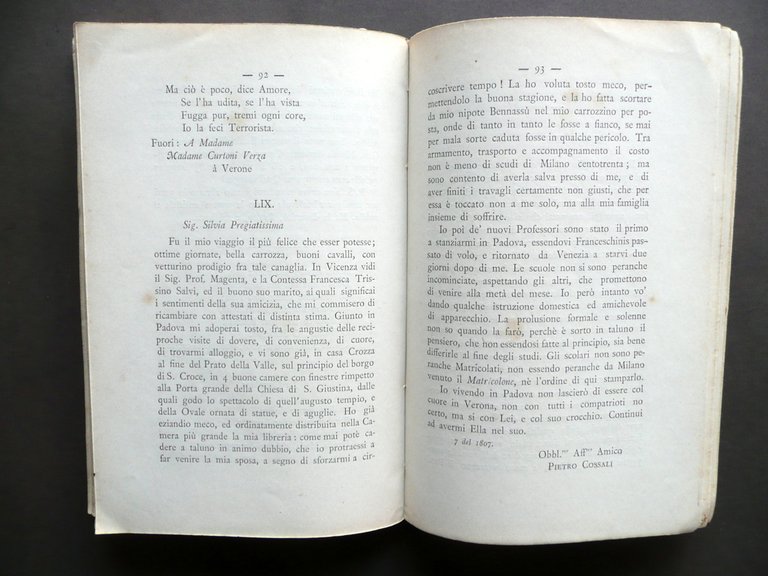 Carteggio Inedito d'una Gentildonna Veronese Giuseppe Biadego Artigianelli 1884 | Immagine Gallery 3
