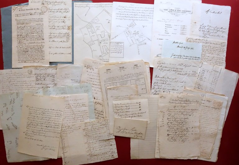 Carteggio Privato Fondo Ghedino in Marano Vignola Manfredini Miani 1848-1879