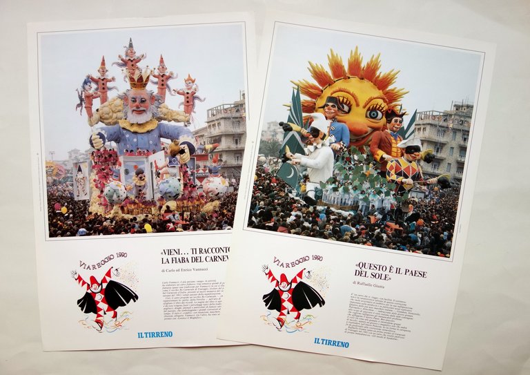 Cartella Il Tirreno i Carri del Carnevale di Viareggio 1990 …