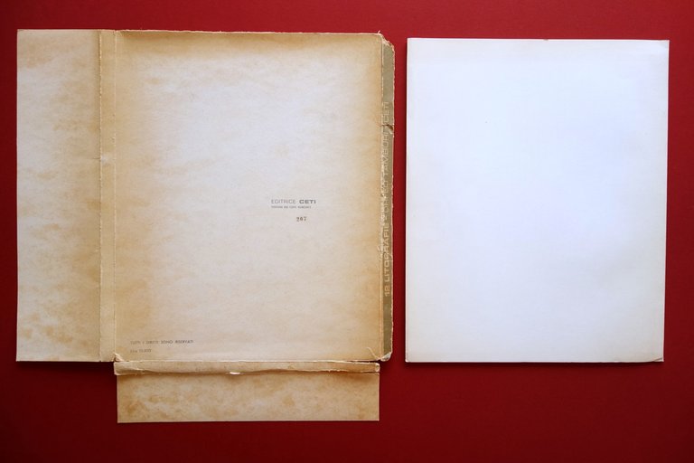 Cartella Orfeo Tamburi 14 Litografie Ceti 1964 Completo Vedute di …