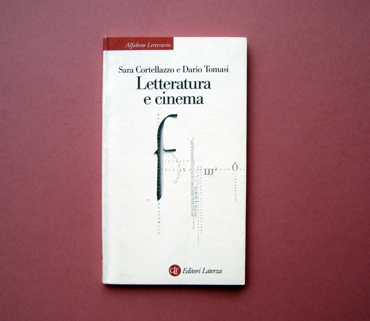 Cartellazzo Tomasi Letteratura e cinema Ed Laterza Prima Edizione 1998 …