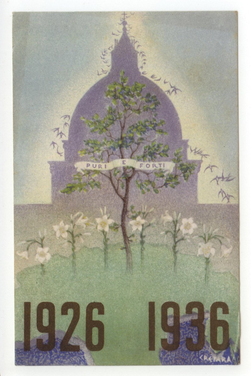 Cartolina 1926 1936 I Fanciulli di A. C. I. Promettono …