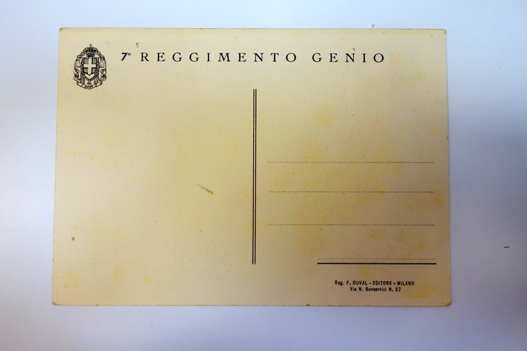 Cartolina 7° Genio non viaggiata Boccasile