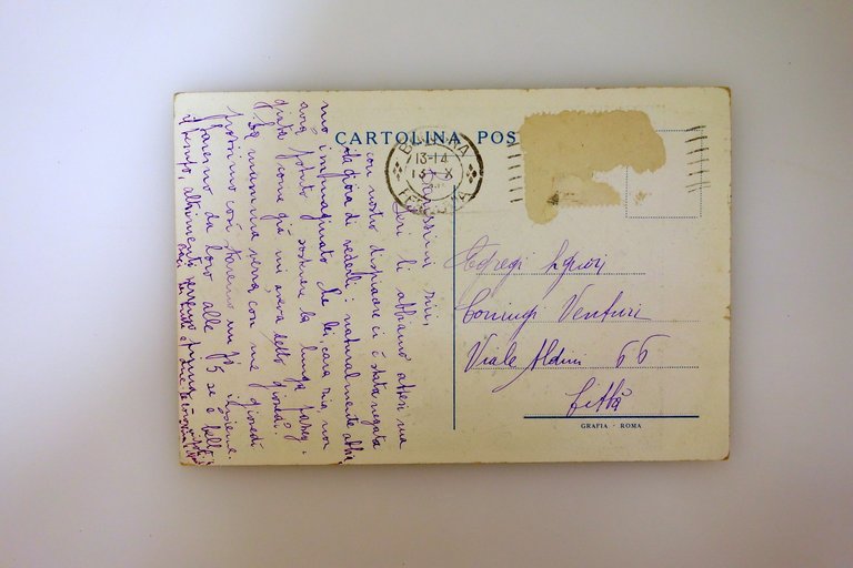 Cartolina Adunata Avanguardisti Italiani all'Estero Campo Mussolini Monte Sacro