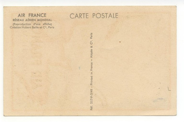 Cartolina Air France AmÈrique du Nord non viaggiata | Immagine Gallery 2