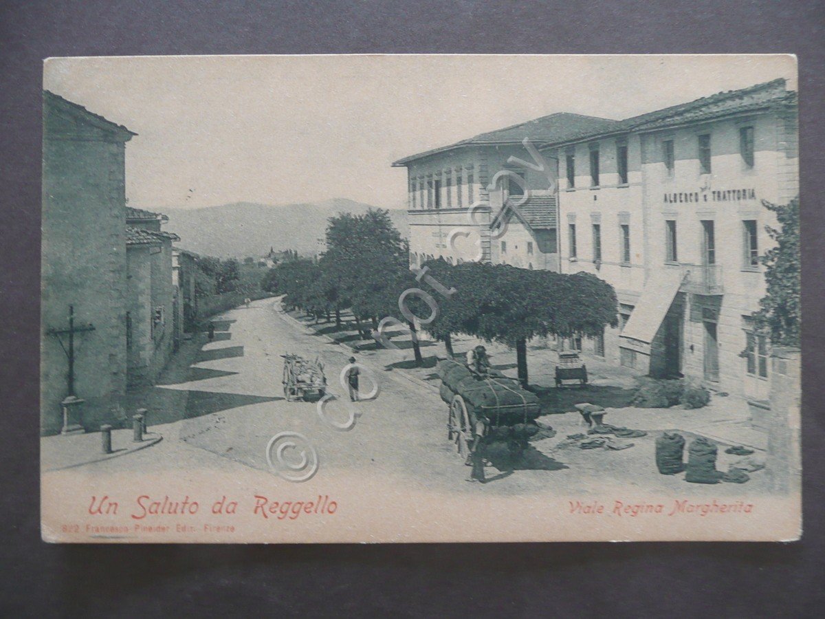 Cartolina Animata Reggello Firenze Non Viaggiata Primo Novecento | Immagine principale