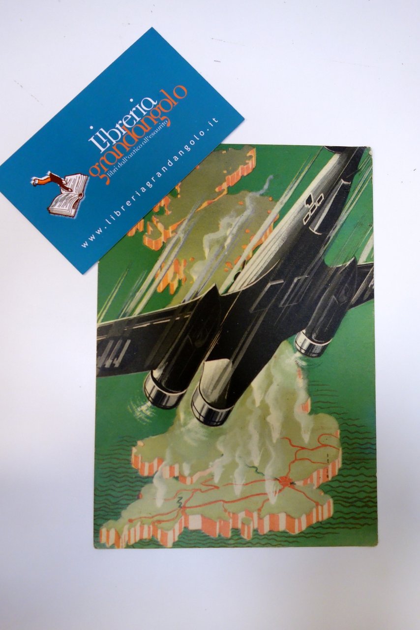 Cartolina Arma Aeronautica viaggiata anni '40