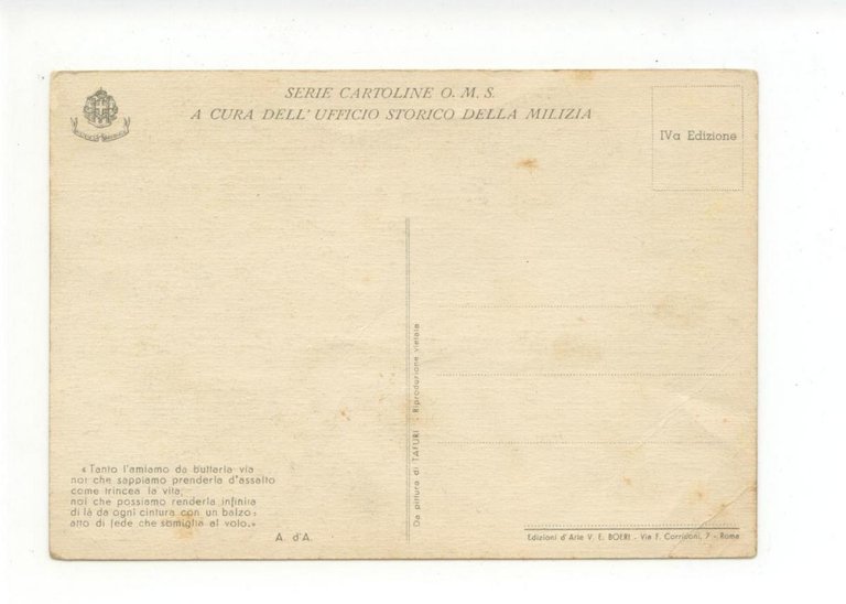 Cartolina Atto di Fede Che Somiglia al Volo non viaggiata …