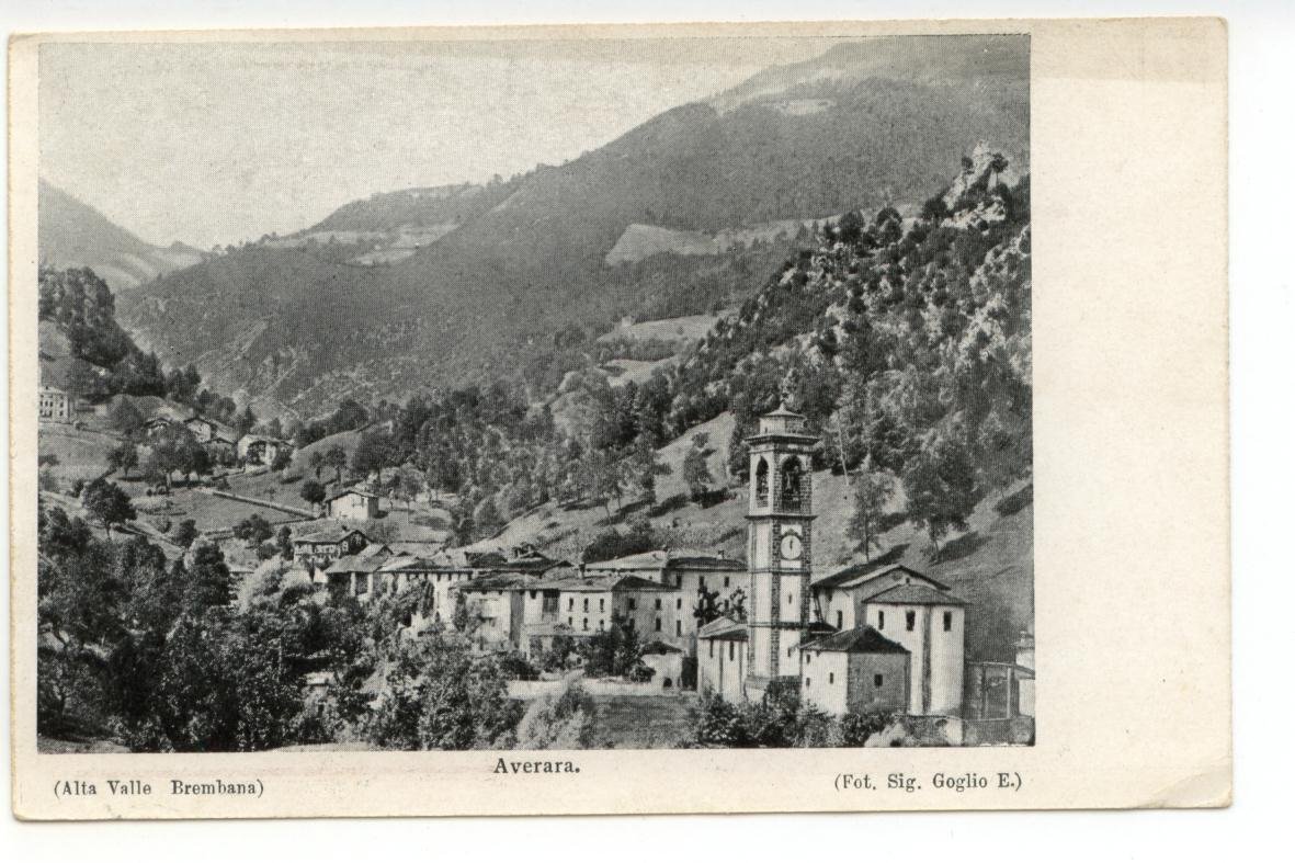 Cartolina Averara Alta Valle Brembana non viaggiata Bergamo