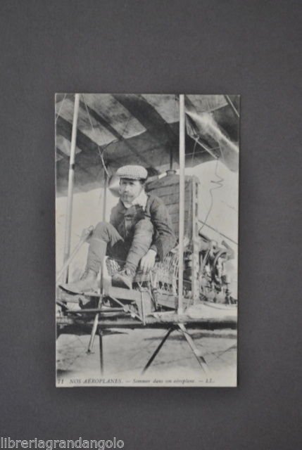 Cartolina Aviazione Aerei Aeroplani Pionieri Volo Sommer Prototipi 1910