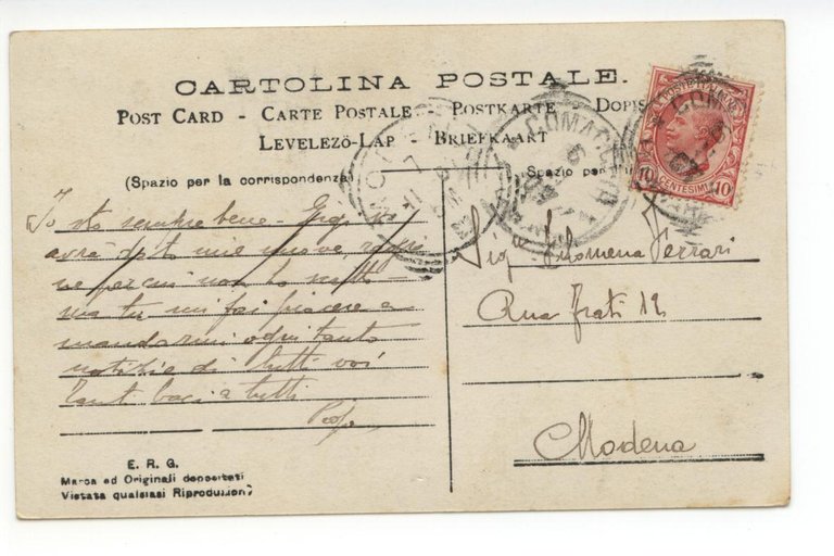 Cartolina Bagni di Quarto viaggiata Genova | Immagine Gallery 2