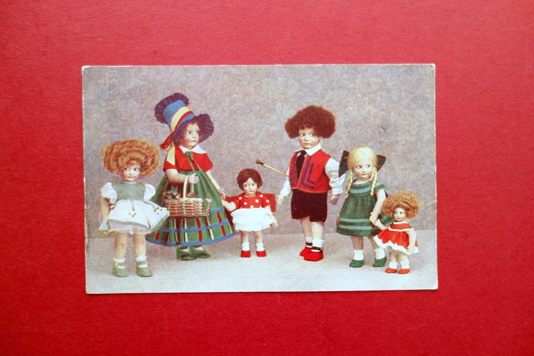 Cartolina Bambole Lena Illustrata a Colori Non Viaggiata Anni '30 … | Immagine Gallery 1