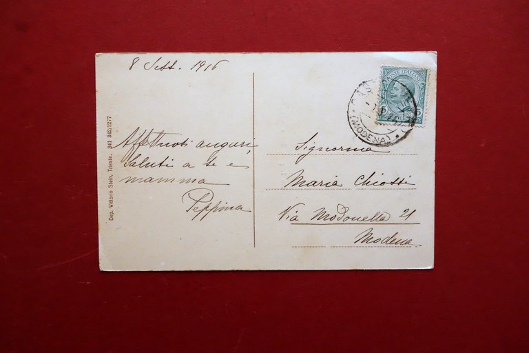 Cartolina Castelvetro di Modena Via Piazza Tasso Palazzo Comunale Viaggiata …